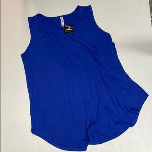 Zenana Premium Blue Sleeveless Women's Top